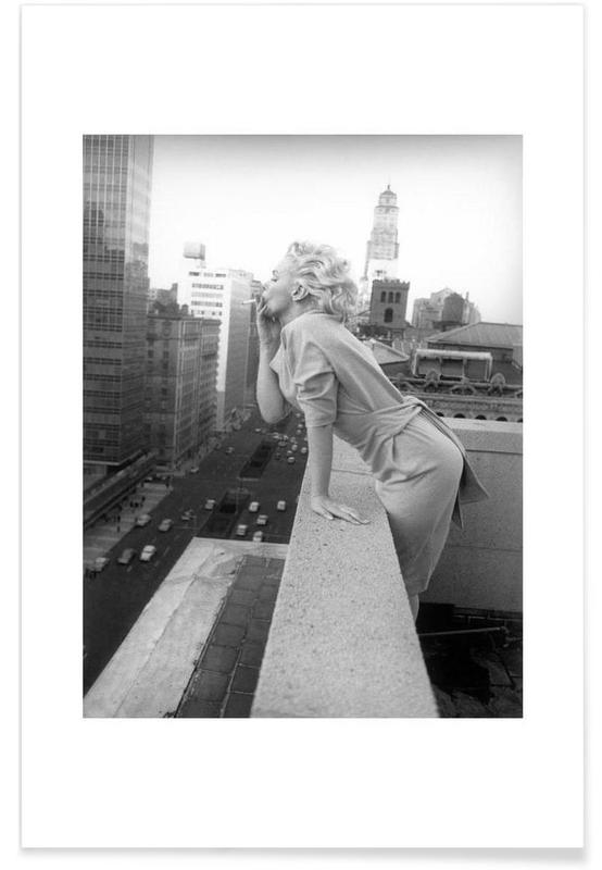 Marilyn Monroe In New York 1955 Photograph Poster