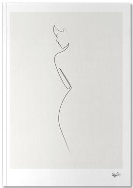 Nude Line Drawing Poster