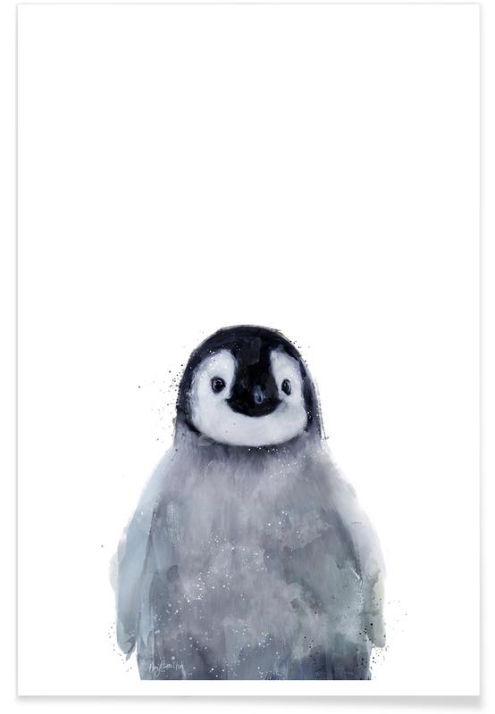 Little Penguin Illustration Poster | JUNIQE