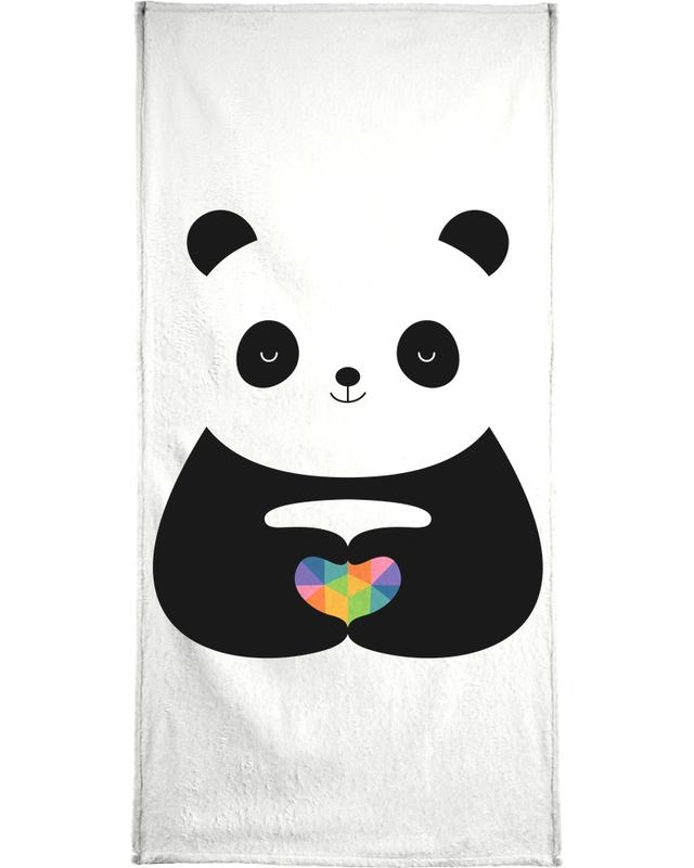 Panda Love Serviette De Plage