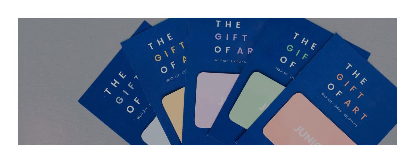 blue gift cards from JUNIQE